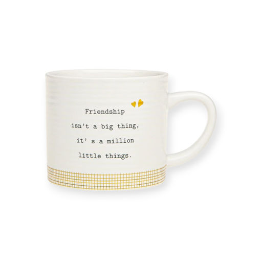 Picture of THOUGHTFUL WORDS FRIEND MUG WHITE